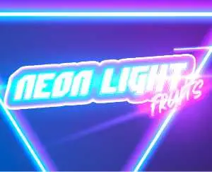 neon light fruits